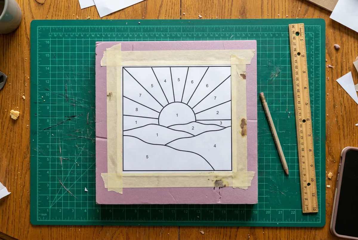Stick, print, tape