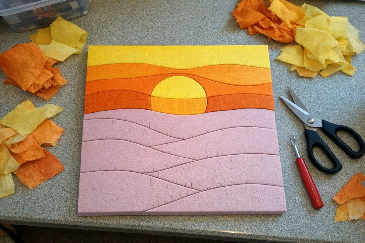 Big pieces first, edges last
